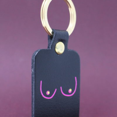 Boobs Schlüsselanhänger Black