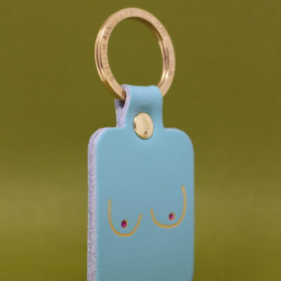 Boobs Schlüsselanhänger Turquoise