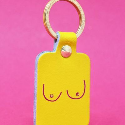 Boobs Schlüsselanhänger Yellow