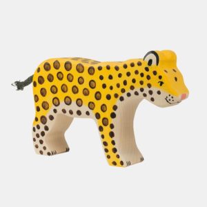 Holzfigur 'LEOPARD' Holztiger