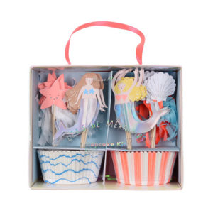 Cupcake-Kit 'LET'S BE MERMAIDS' Meerjungfrau merimeri