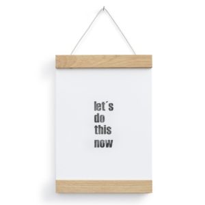 Posterleiste A5 Eiche