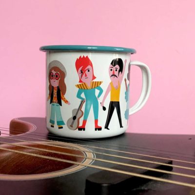 Emaille Tasse 'Music Lover' OmmDesign
