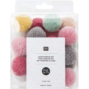 Garn Pompons 'Pastell Mix' Rico Design
