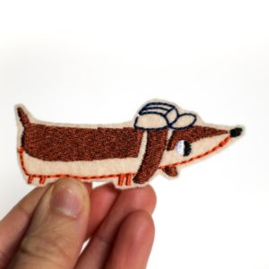 Aufnäher Dackel Detlef von Halfbird