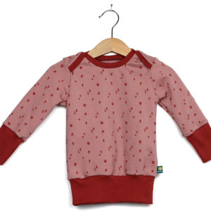 MitwachsShirt Rosa gemustert