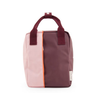 Sticky Lemon Rucksack klein 'vertical | egg plant / blossom pink'