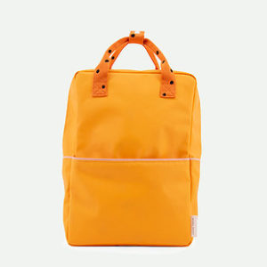 Sticky Lemon Rucksack groß 'freckles | sunny yellow / carrot orange / candy pink'