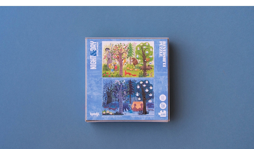 Londji Pocket Wende-Puzzle 'Day & Night' – Bild 7