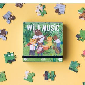 Londji Wende-Pocket-Puzzle 'Wild Music' ab 3 Jahre
