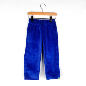 Hose 'knallblau/FeinCord'