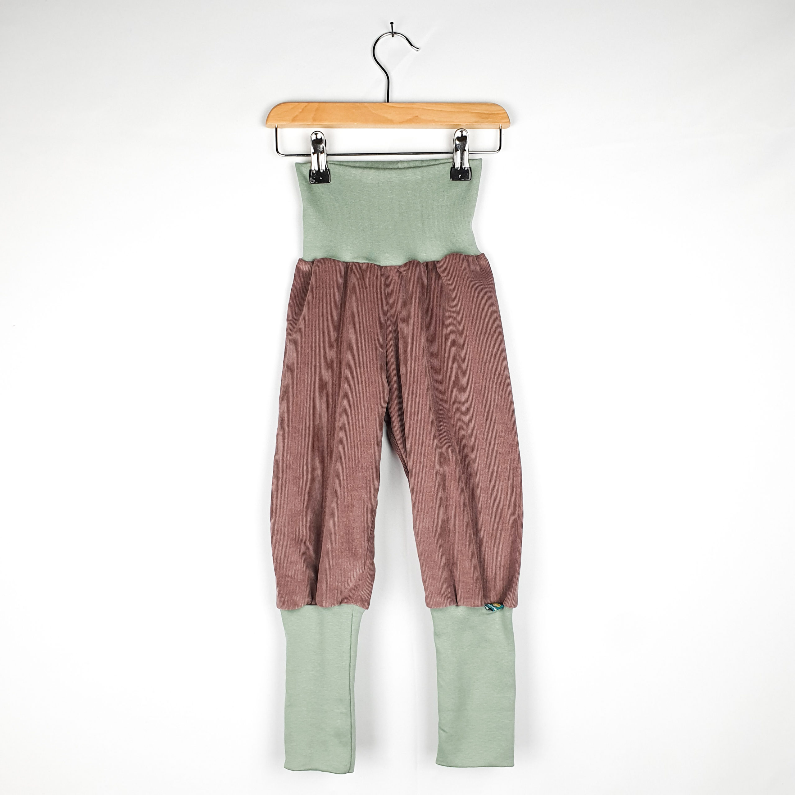 Mitwachshose 'dunkles altrosa Feincord'