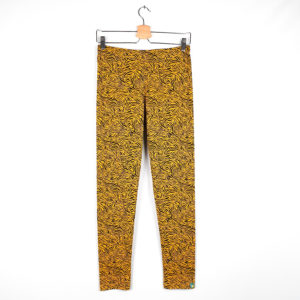 Damenleggings Tiger 'senf'