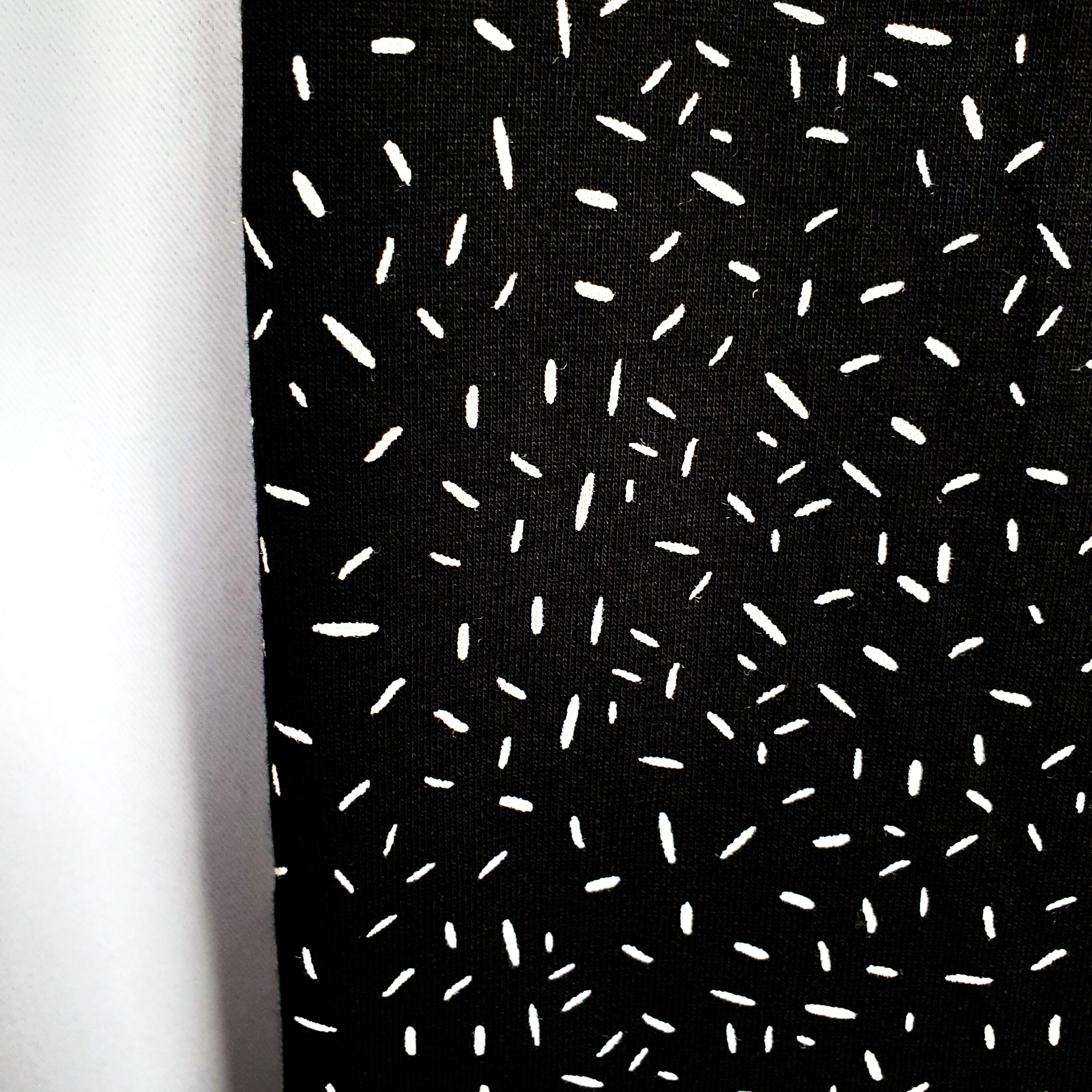 Damenleggings 'schwarz/weiss Stippchen' – Bild 2