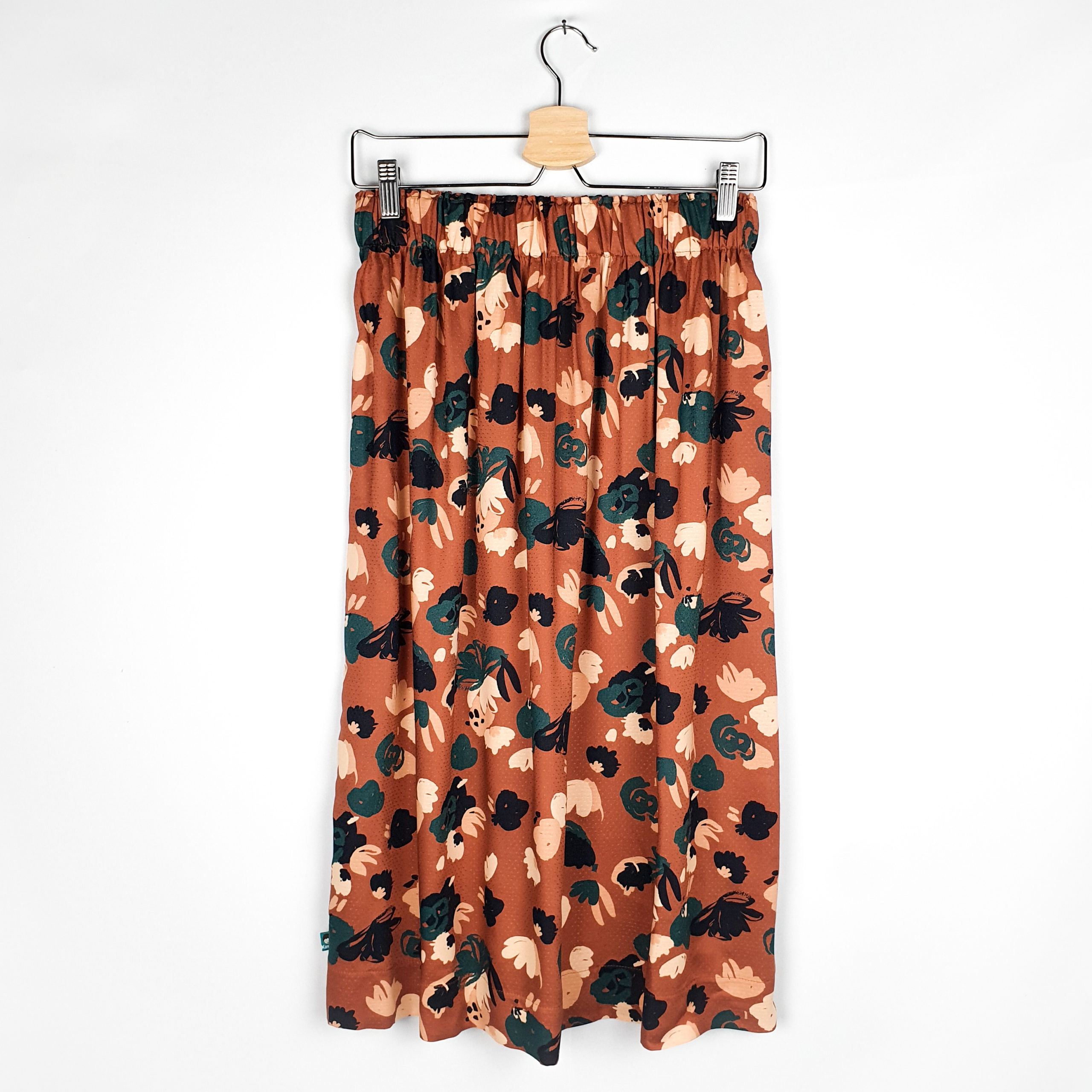 Viskoserock 'rost/floral' studio du.