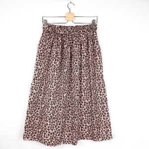 EINZELSTÜCK! Gr XXL Rock Musselin Leo'altrosa'