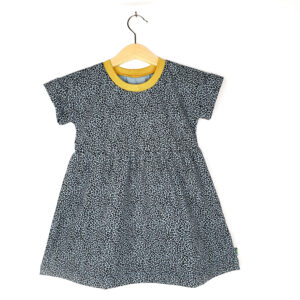 Passenkleid kurzarm Minileo blau