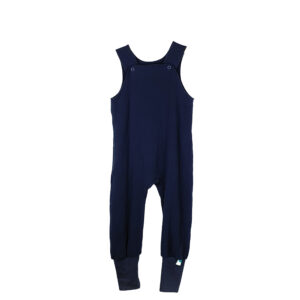 Latzhose Musselin dunkelblau