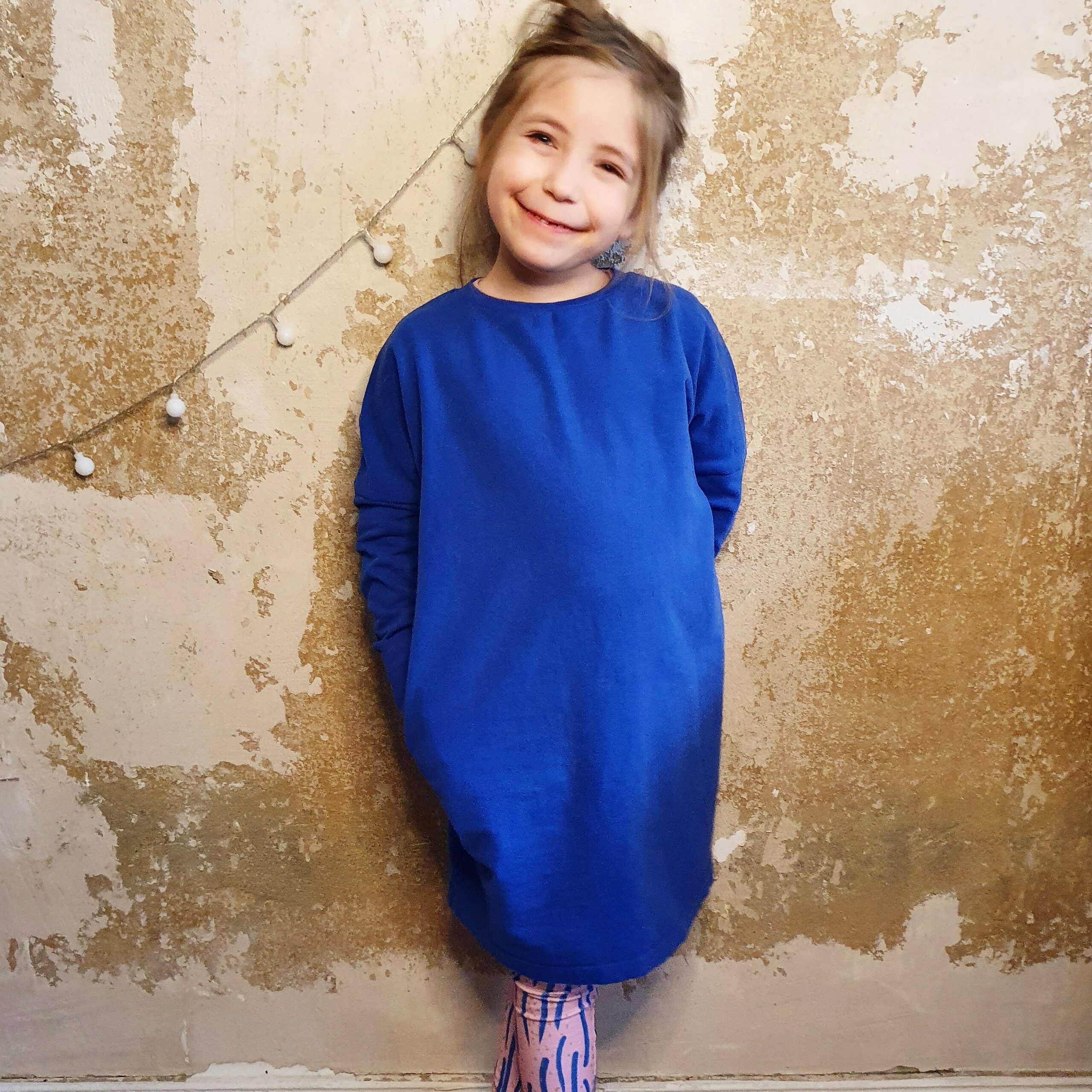 Sweatkleid Oversize Kind – Bild 2