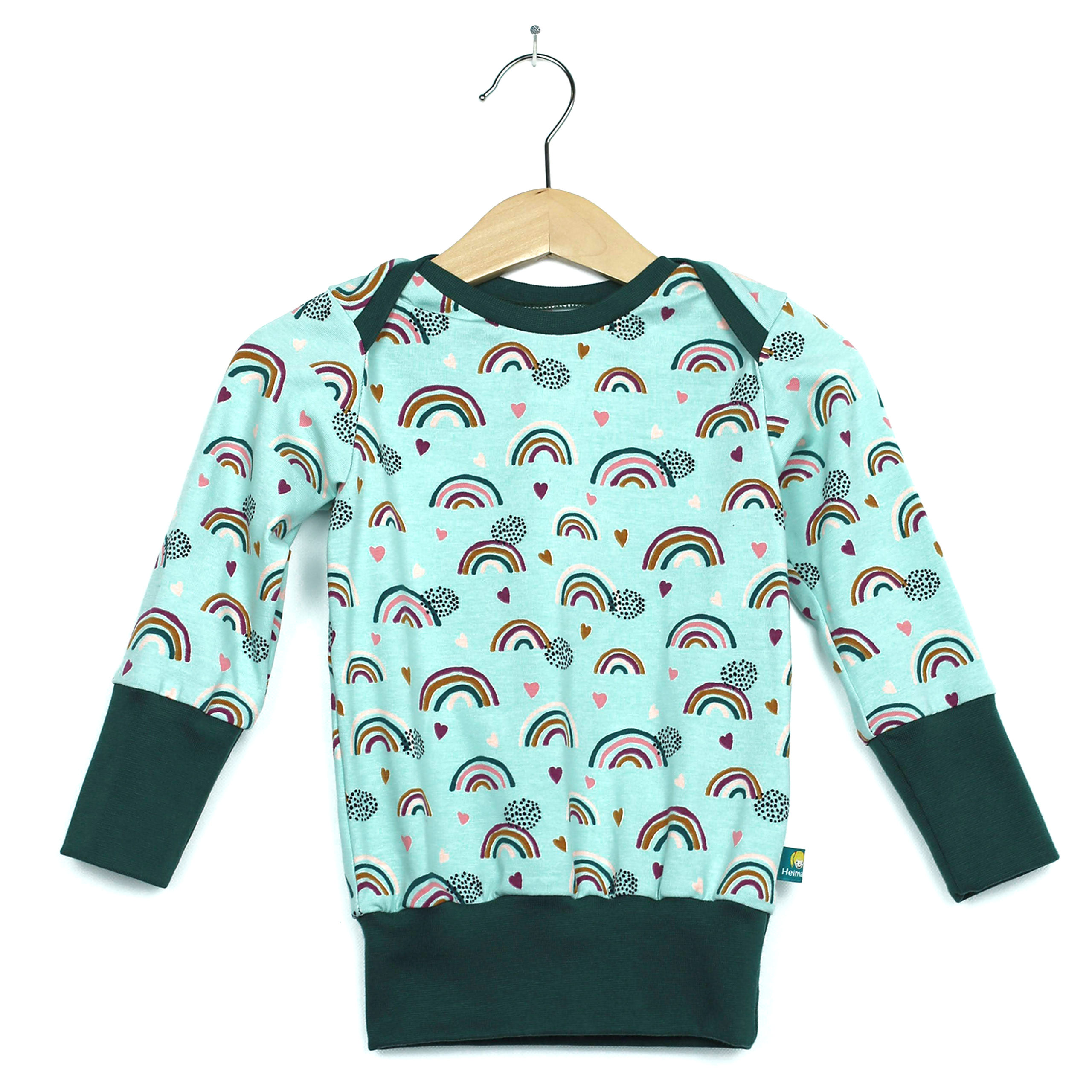 MitwachsShirt Regenbogen/Herzen