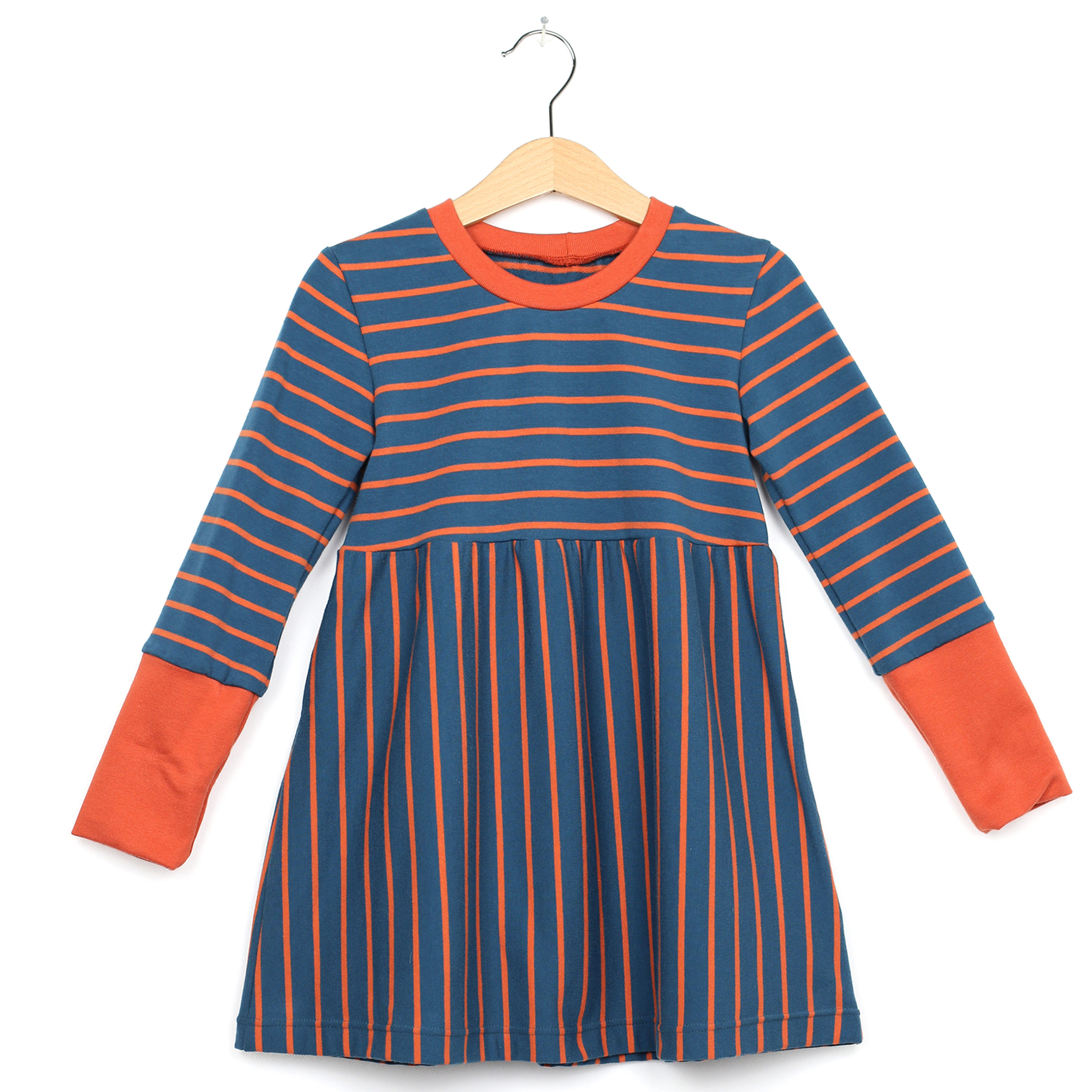 Kleid Rost /geringelt