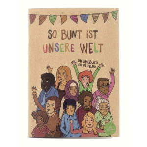 Malbuch 'So bunt ist unsere Welt'