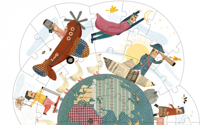 Londji Wende-Puzzle 'Around My Planet' – Bild 4