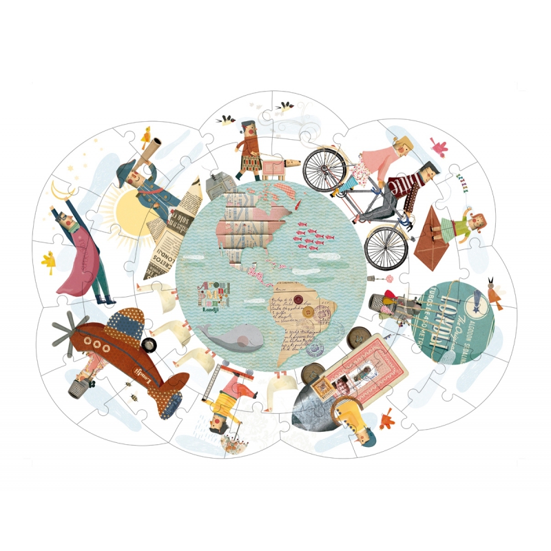 Londji Wende-Puzzle 'Around My Planet' – Bild 3