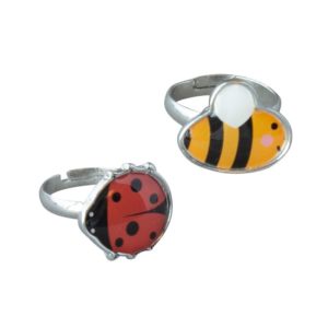 Kinderringe 'Biene & Marienkäfer'