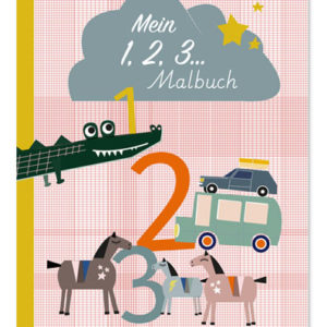 Malbuch 'Mein 1,2,3... Malbuch' Life is Delicious