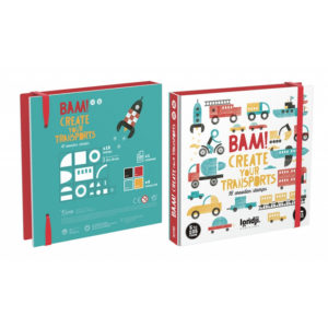 Londji Stempelset 'BAM! Create Your Transport'