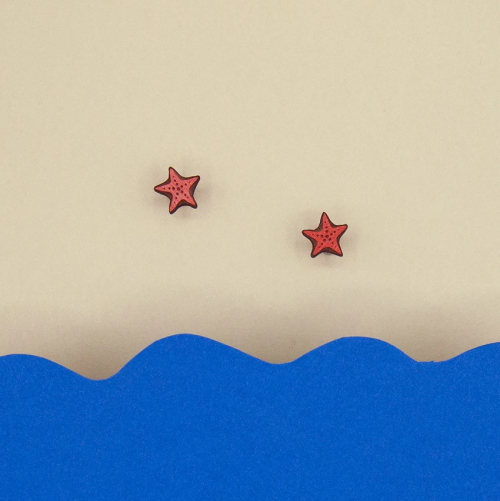 Ohrringe 'Litttle Starfish' – Bild 3