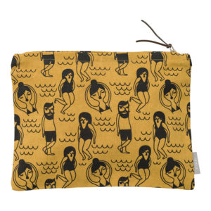 Spira of Sweden Kosmetik Tasche - Klein 'senf'