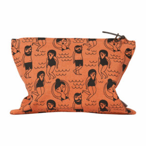 Spira of Sweden Kosmetik Tasche - Klein 'koralle'