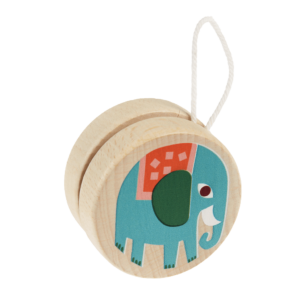 Hölzernes Yoyo 'Wild Wonders, Elefant'