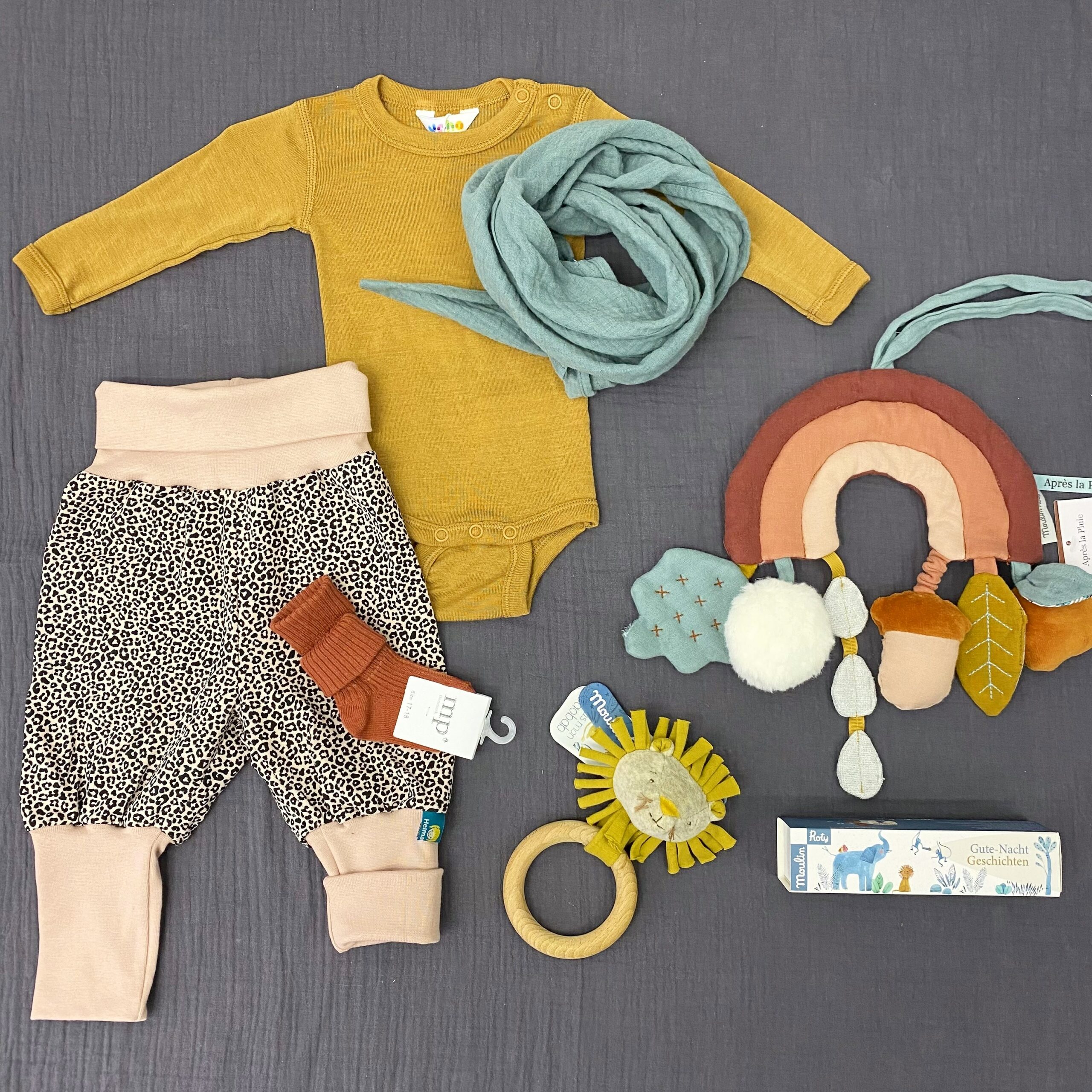 Mitwachshose 'MiniLeo Jersey/hellrosa'