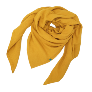 Musselintuch 'senfgelb'