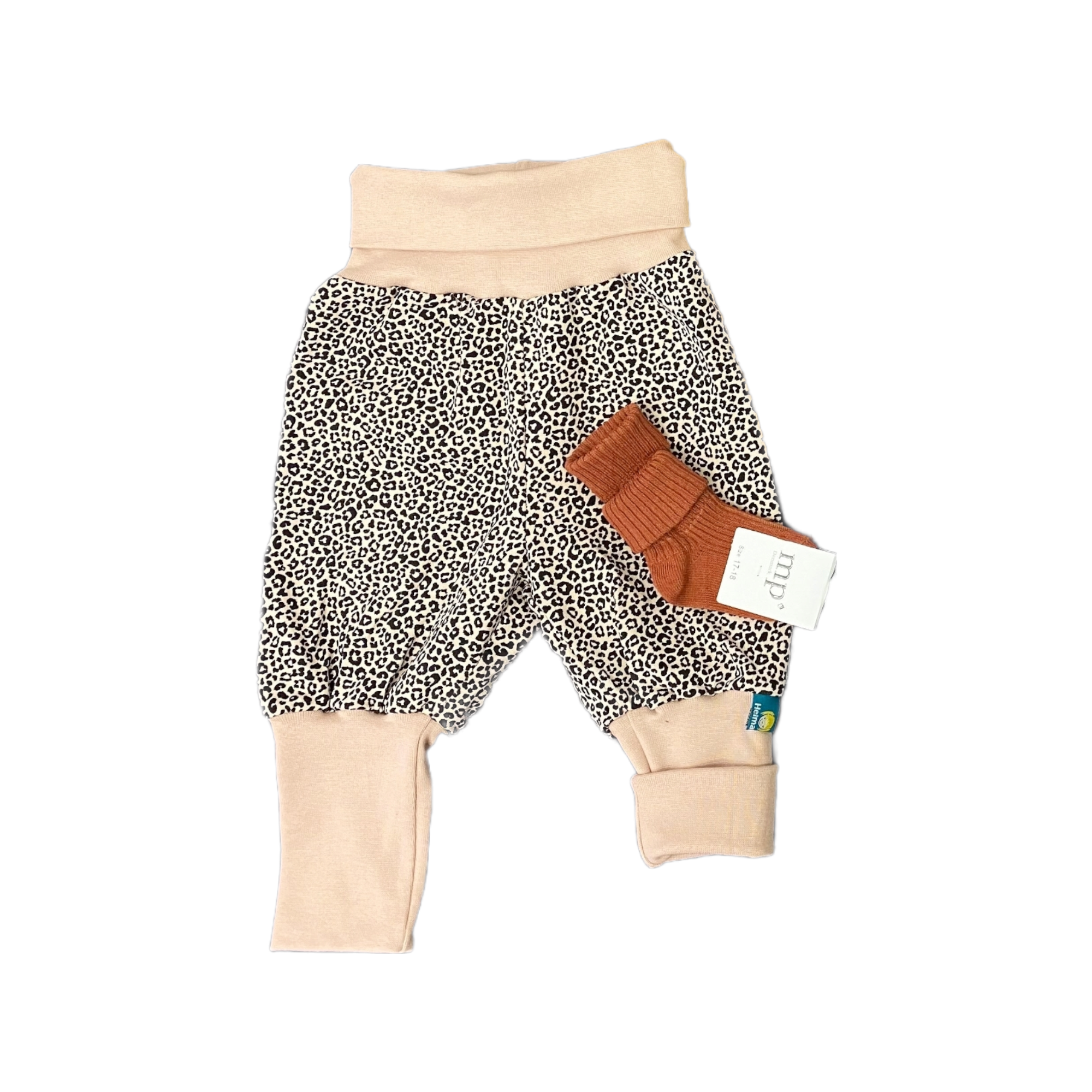 Mitwachshose 'MiniLeo Jersey/hellrosa' – Bild 2