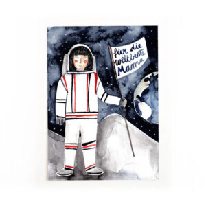 Postkarte 'Für die weltbeste Mama'