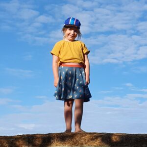 Musselinshirt 'senfgelb'