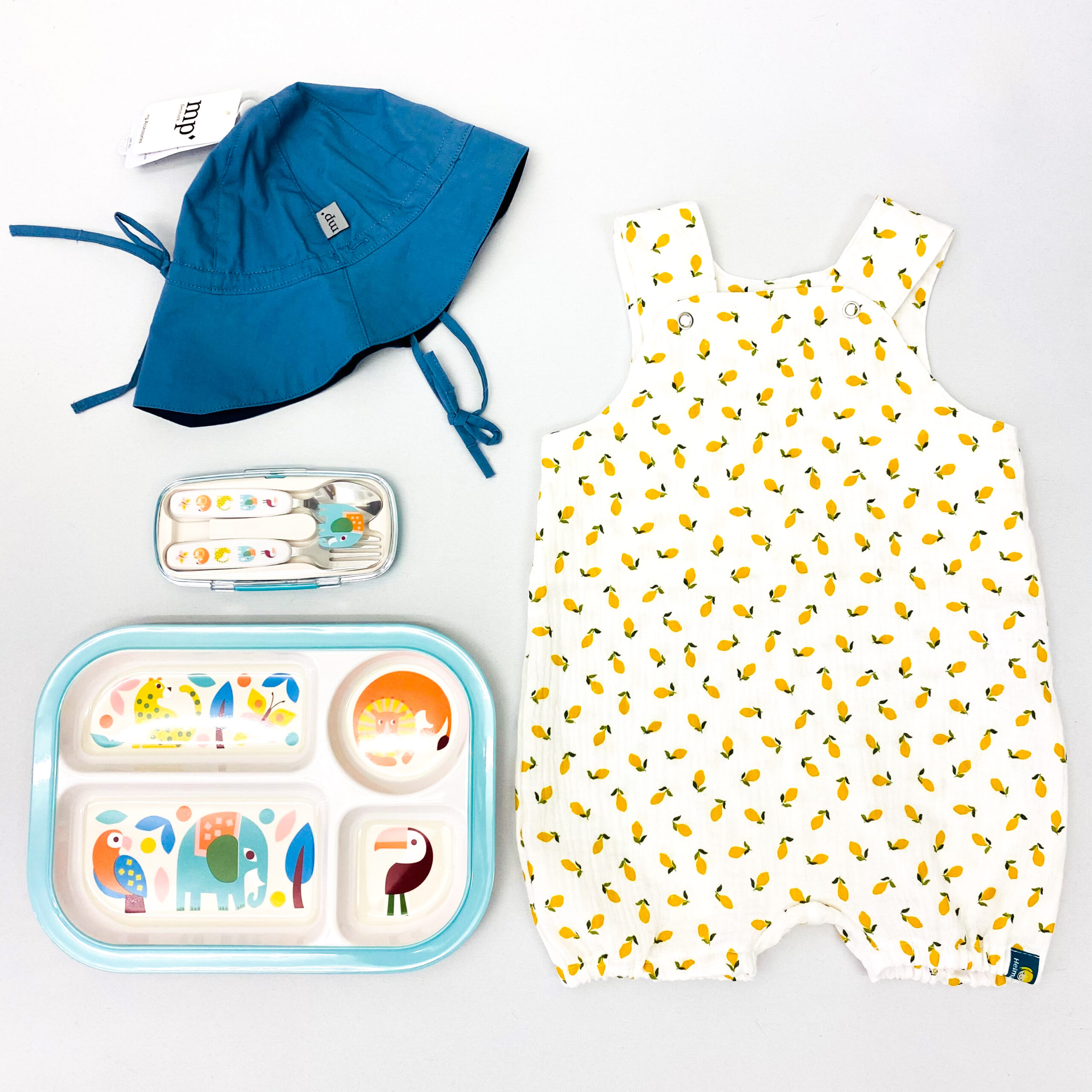 Süße Musselinlatzhose 'kurz/Zitronen ' – Bild 2