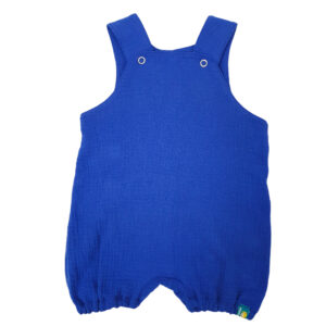 Musselinstrampler knallblau