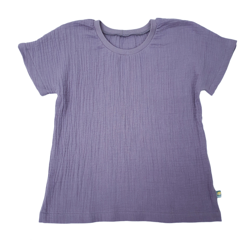 Musselinshirt 'flieder'