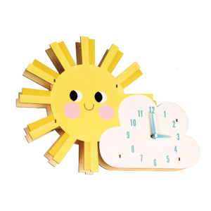 Wanduhr 'Hello Sunshine'