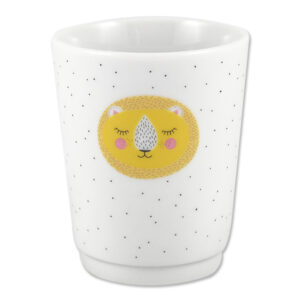 Porzellanbecher 'LĂ–WE' AvaundYves