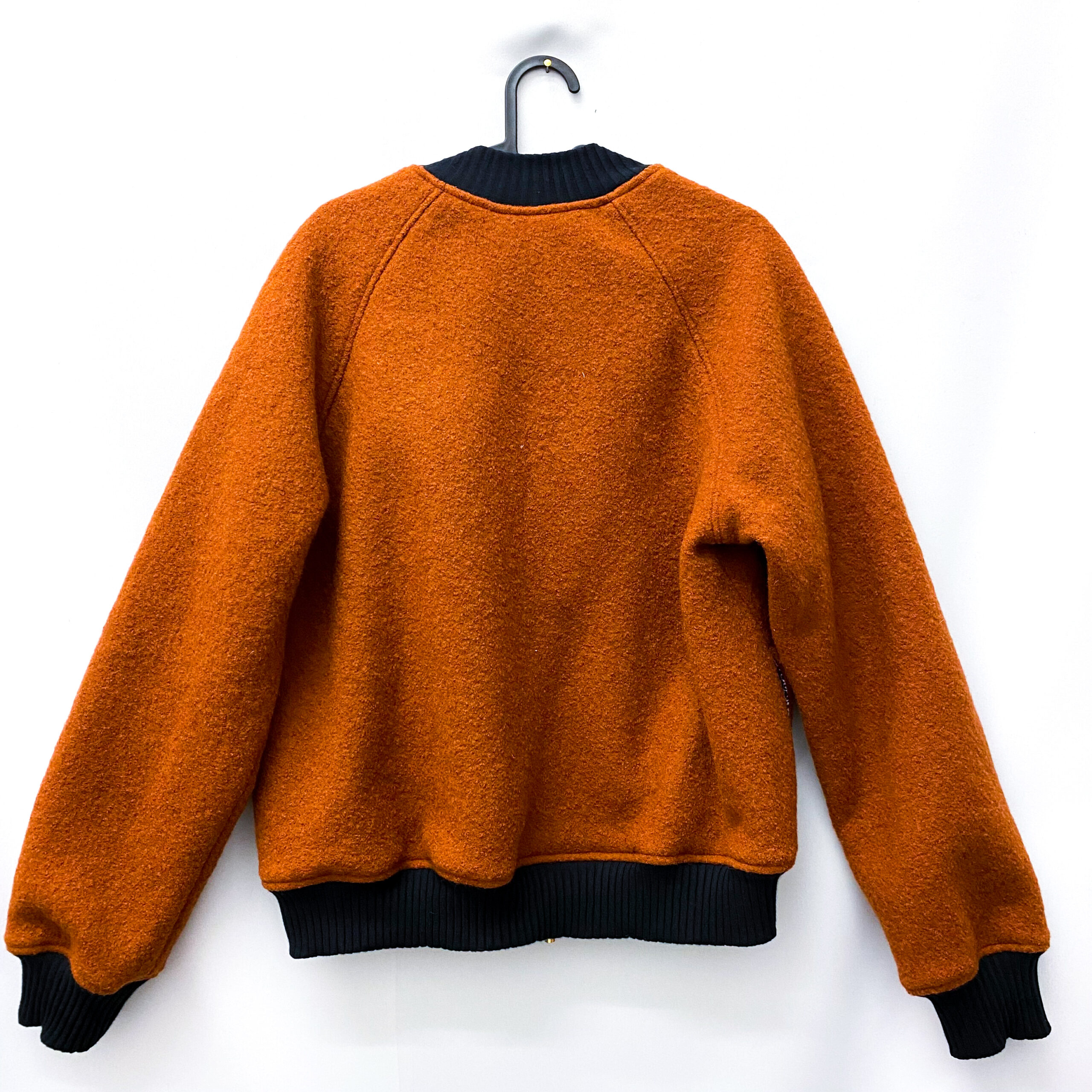 Bomberjacke Wollwalk rost/Leo – Bild 4