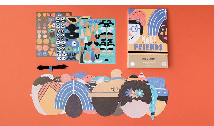 Londji DIY Girlande 'Make new friends' – Bild 3