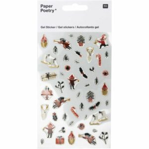 PAPER POETRY Gel-Sticker 'Jolly Christmas Classic'