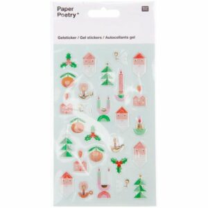 PAPER POETRY Gel-Sticker 'Weihnachtsfiguren'