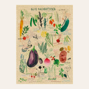 Puzzle 'Gute Nachbar*innen von Rinah Lang - 1000 Teile' Wonderpieces